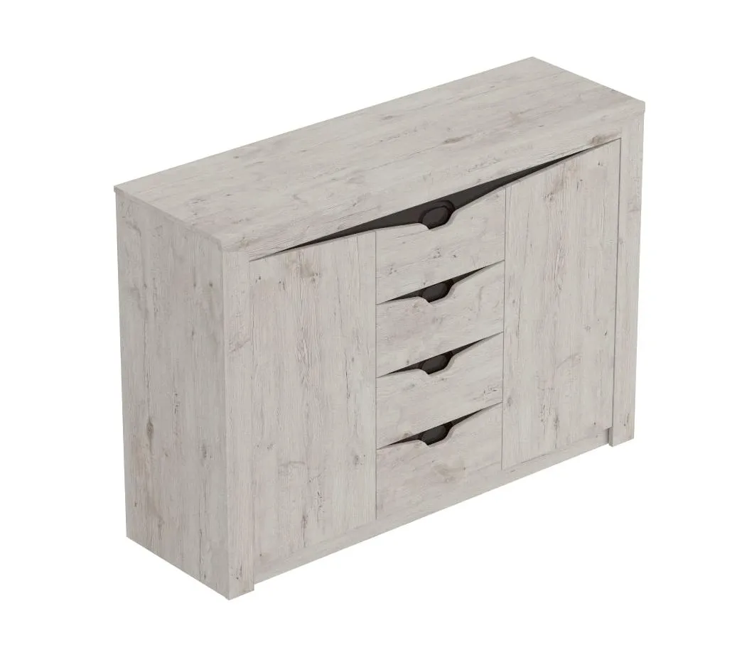 Тумба с 4 ящиками и 2 дверцами "Соренто" спальня