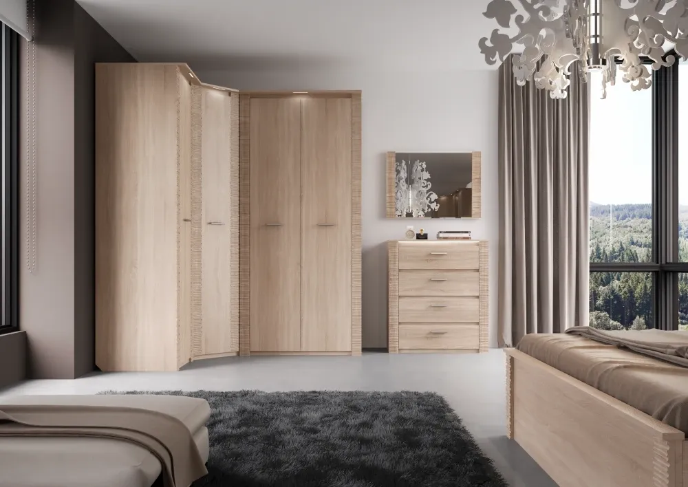 Шкаф угловой «Элана» от фабрики «Мебельград» Шкаф угловой «Элана» от фабрики «Мебельград»