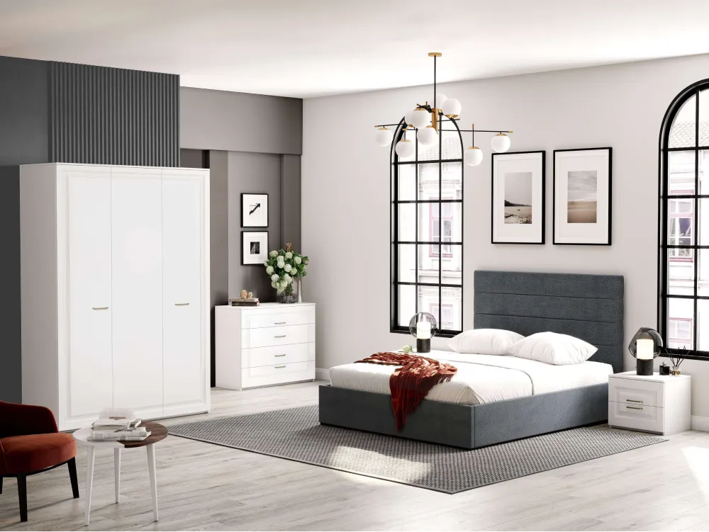 Спальня «Манхэттен» производства «Мебельград» Спальня «Манхэттен» производства «Мебельград»