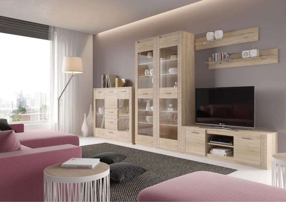 Модульная гостиная «Элана» производства «Мебельград» Модульная гостиная «Элана» производства «Мебельград»