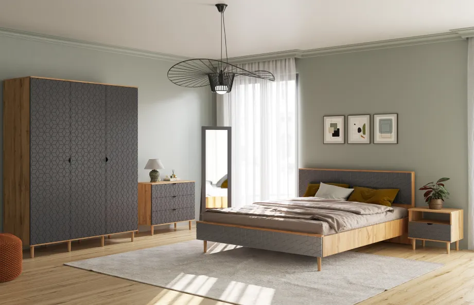 Спальня «Денвер» от фабрики «Мебельград» Спальня «Денвер» от фабрики «Мебельград»