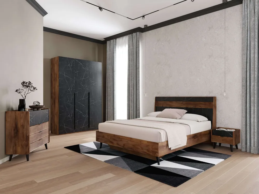 Спальный гарнитур «Браун» производства «Мебельград» Спальный гарнитур «Браун» производства «Мебельград»