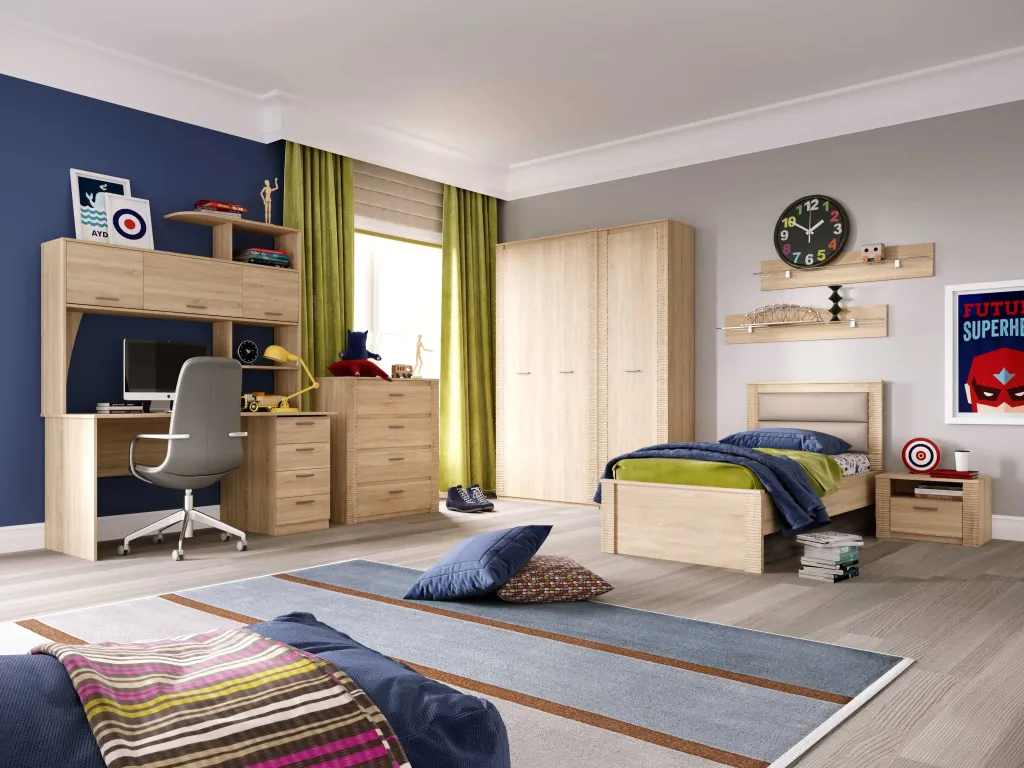 Гарнитур для молодёжной комнаты "Элана" Гарнитур для молодёжной комнаты "Элана"