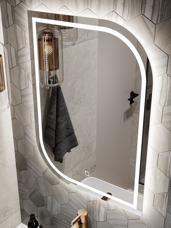 Зеркало навесное Z-17 с подсветкой вертикальное